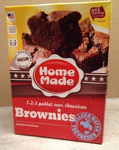 homemade brownies
